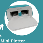 Abbildung eines Plotters, mit dem man Stanz und Schneidearbeiten elektronisch erledigen kann