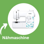 Abbildung einer Nähmaschine, die man sich in der Bibliothek ausleihen kann.